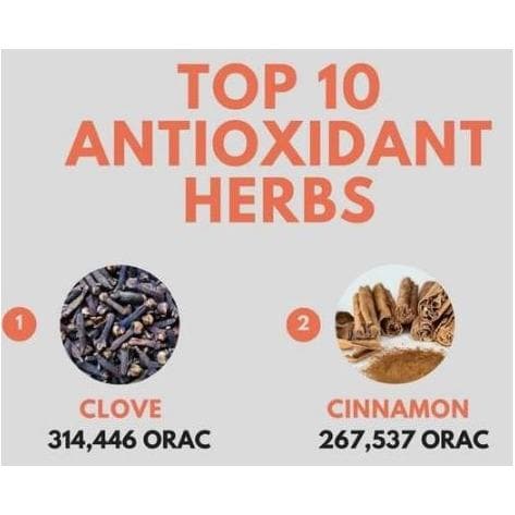 Cloves: Highest anti-oxidant ORAC value - anti aging - Honeybasket